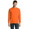 Sudadera unisex New Supreme. Color naranja.