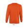 Sudadera unisex New Supreme. Color naranja.