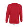 Sudadera unisex New Supreme. Color rojo.