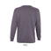 Sudadera unisex New Supreme. Color gris franela.