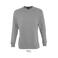 Sudadera unisex New Supreme. Color gris mezcla.