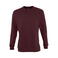 Sudadera unisex New Supreme. Color rojo burdeos.