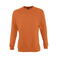 Sudadera unisex New Supreme. Color naranja.