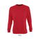 Sudadera unisex New Supreme. Color rojo.