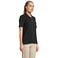 Polo mujer Pacific Women. Color negro.