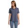 Polo mujer Pacific Women. Color azul denim.
