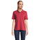 Polo mujer Pacific Women. Color folk red.