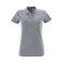 Polo cuello con rayas mujer Paname Women. Color jean claro jaspeado.