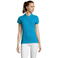 Polo mujer Passion Women. Color azul aqua.