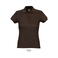 Polo mujer Passion Women. Color marrón chocolate.