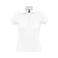 Polo mujer Passion Women. Color blanco.