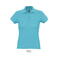 Polo mujer Passion Women. Color azul atolón.