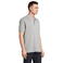 Polo sostenible unisex Pegase. Color gris mezcla.
