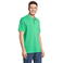 Polo sostenible unisex Pegase. Color spring green.