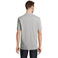 Polo sostenible unisex Pegase. Color gris mezcla.