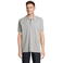 Polo sostenible unisex Pegase. Color gris mezcla.