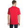 Polo sostenible unisex Pegase. Color rojo vivo.
