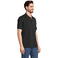 Polo sostenible unisex Pegase. Color negro.