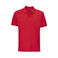 Polo sostenible unisex Pegase. Color rojo vivo.