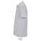 Polo sostenible unisex Pegase. Color gris mezcla.