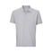 Polo sostenible unisex Pegase. Color gris mezcla.