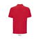 Polo sostenible unisex Pegase. Color rojo vivo.
