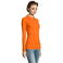 Polo manga larga mujer Perfect Lsl Women. Color naranja.