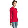 Polo manga larga mujer Perfect Lsl Women. Color rojo.