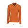 Polo manga larga mujer Perfect Lsl Women. Color naranja.
