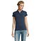 Polo mujer Perfect Women. Color denim jaspeado.