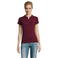 Polo mujer Perfect Women. Color rojo burdeos.
