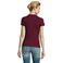 Polo mujer Perfect Women. Color rojo burdeos.