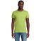 Camiseta sostenible hombre Pioneer. Color verde manzana.