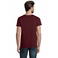 Camiseta sostenible hombre Pioneer. Color rojo burdeos.