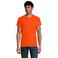 Camiseta sostenible hombre Pioneer. Color naranja.