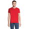 Camiseta sostenible hombre Pioneer. Color rojo vivo.