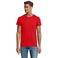 Camiseta sostenible hombre Pioneer. Color rojo.
