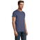 Camiseta sostenible hombre Pioneer. Color azul denim.