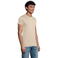Camiseta sostenible hombre Pioneer. Color blanco natural.