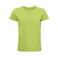 Camiseta sostenible hombre Pioneer. Color verde manzana.