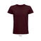 Camiseta sostenible hombre Pioneer. Color rojo burdeos.