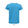 Camiseta sostenible hombre Pioneer. Color azul aqua.