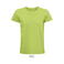 Camiseta sostenible hombre Pioneer. Color verde manzana.
