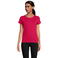 Camiseta sostenible ajustada mujer Pioneer Women. Color rosa rosa.