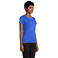 Camiseta sostenible ajustada mujer Pioneer Women. Color azul royal.