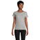 Camiseta sostenible ajustada mujer Pioneer Women. Color gris mezcla.