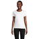 Camiseta sostenible ajustada mujer Pioneer Women. Color blanco.