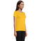 Camiseta sostenible ajustada mujer Pioneer Women. Color amarillo.