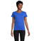 Camiseta sostenible ajustada mujer Pioneer Women. Color azul royal.