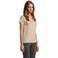 Camiseta sostenible ajustada mujer Pioneer Women. Color marrón cuerda.